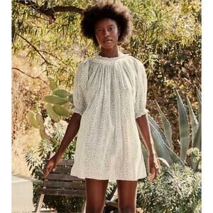 DOEN Odessa Mini Dress in Blue Baby Kate Floral Print S